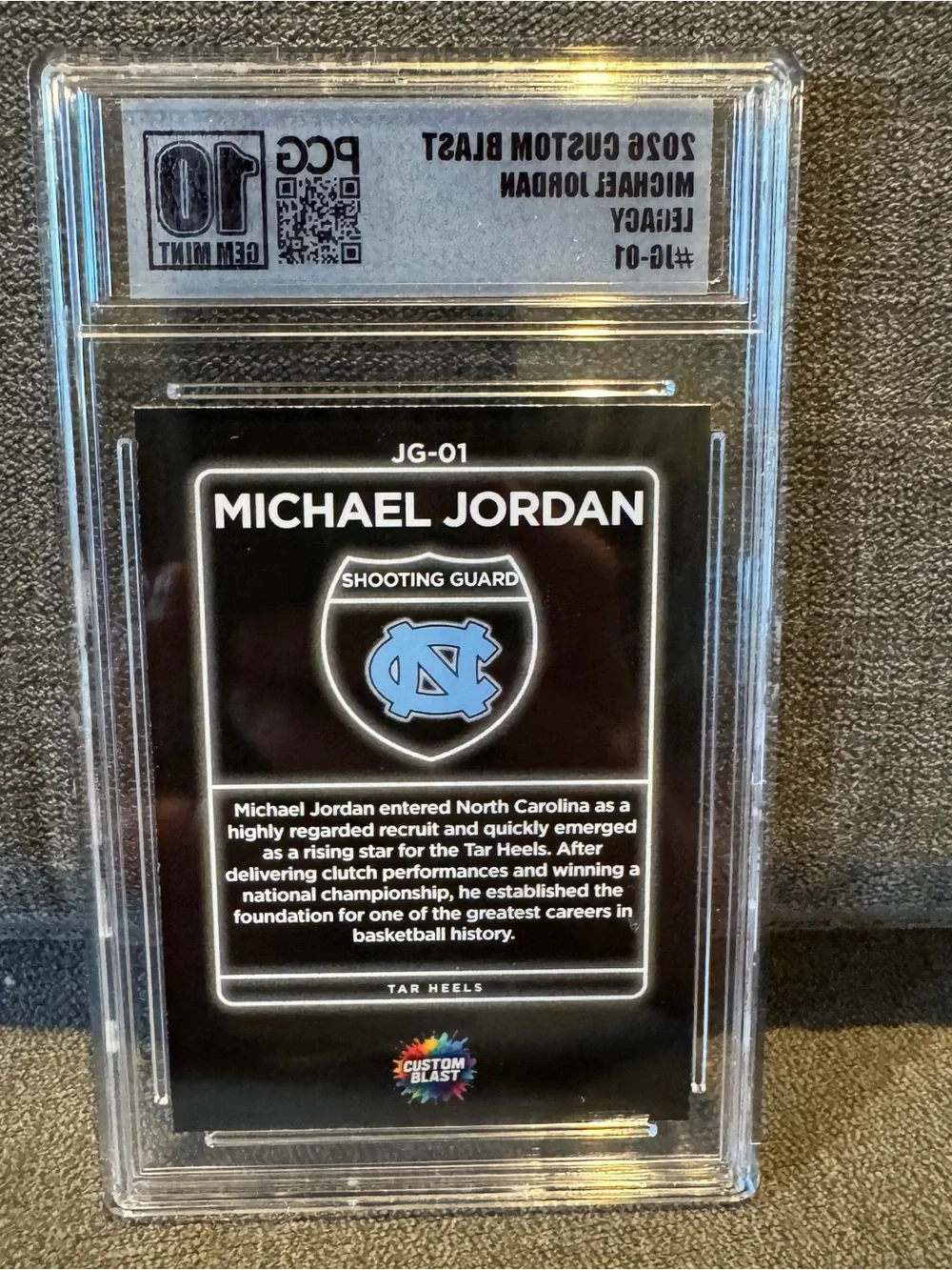 Michael Jordan - 2026 Custom Blast Legacy Series #JG-01 PCG 10 Gem Mint